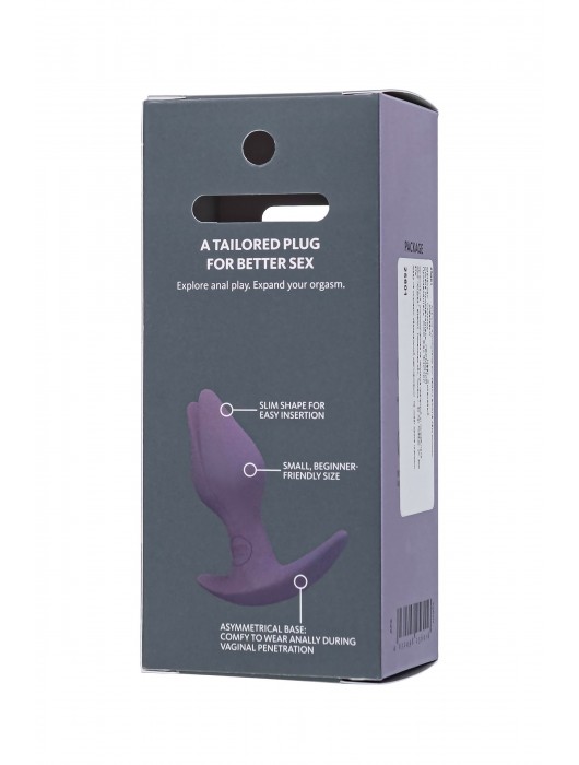 Фиоелетовый анальный стимулятор Bootie Fem - 8,5 см. - Fun Factory