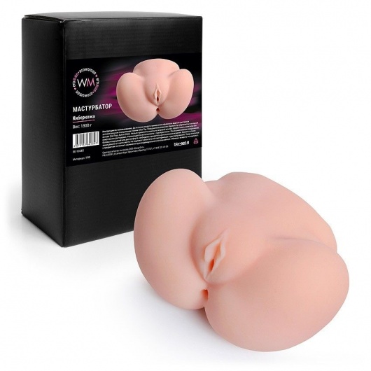 Реалистичный мастурбатор с двумя функциональными отверстиями - Erowoman-Eroman - в Уфе купить с доставкой