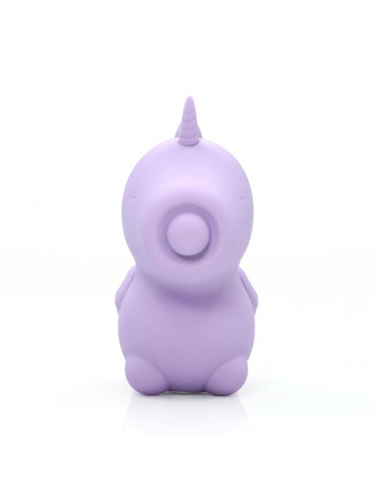Фиолетовый клиторальный стимулятор Unihorn Karma Lilac с функцией пульсации - Unihorn
