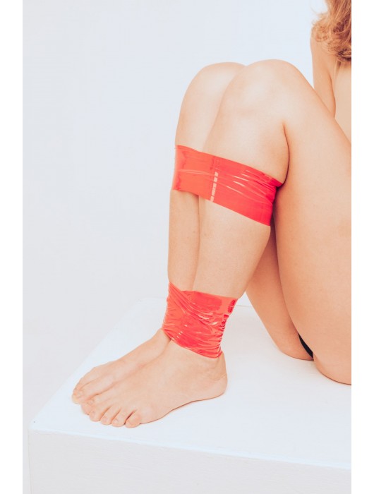 Красная бондажная лента Endorphin - Lola Games - купить с доставкой в Уфе