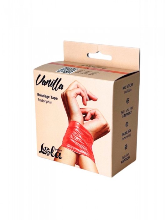 Красная бондажная лента Endorphin - Lola Games - купить с доставкой в Уфе