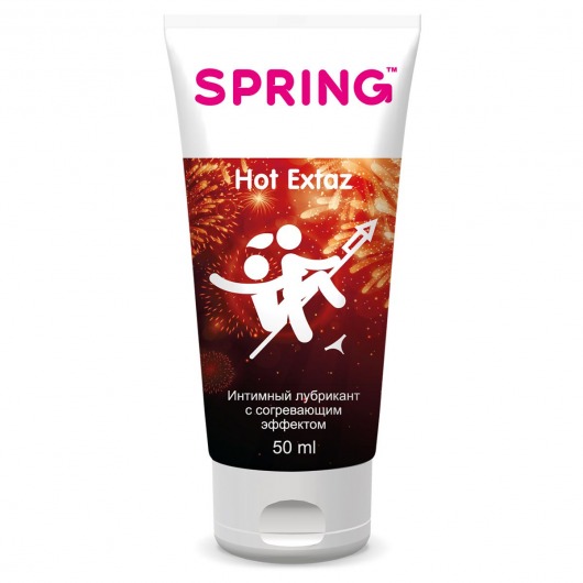 Согревающие интимный лубрикант Spring Hot Extaz - 50 мл. - SPRING - купить с доставкой в Уфе