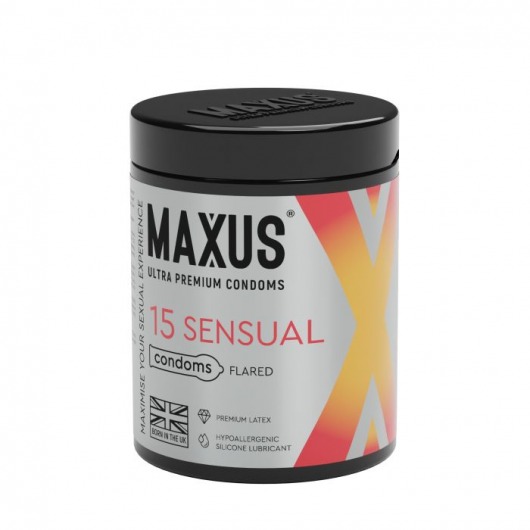 Анатомические презервативы MAXUS Sensual - 15 шт. - Maxus - купить с доставкой в Уфе