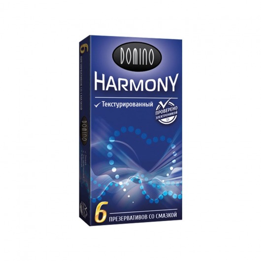 Текстурированные презервативы Domino Harmony - 6 шт. - Domino - купить с доставкой в Уфе