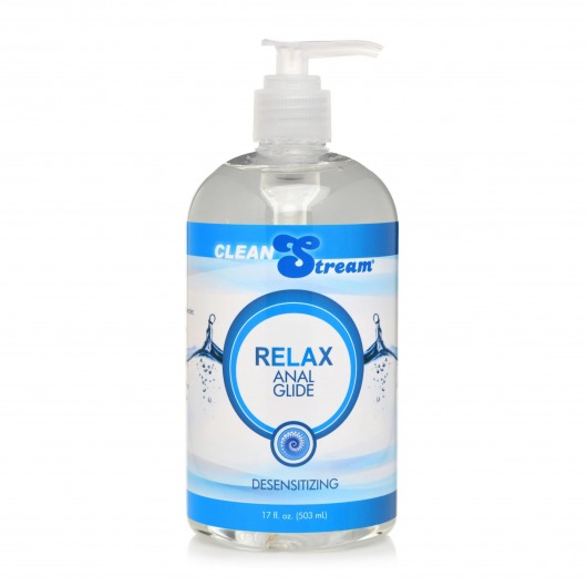 Анальный лубрикант на водной основе Relax Desensitizing Anal Lube - 503 мл. - XR Brands - купить с доставкой в Уфе