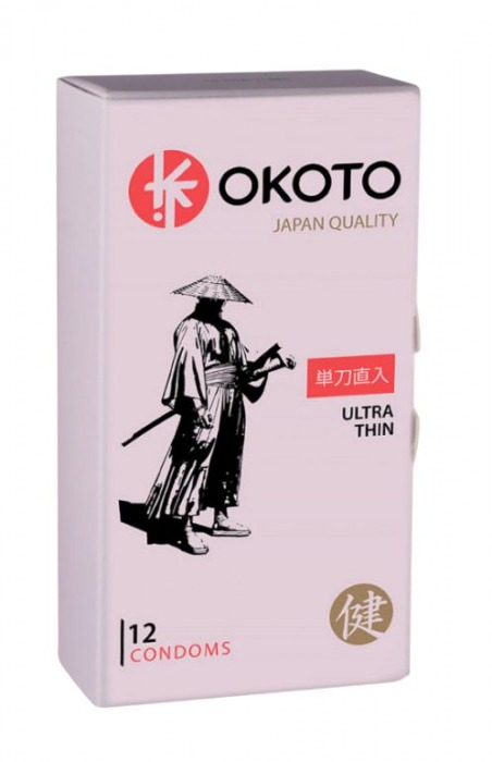 Тонкие презервативы OKOTO Ultra Thin - 12 шт. - Sitabella - купить с доставкой в Уфе