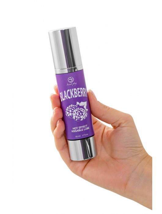 Массажное масло 2-в-1 Blackberry Hot Effect с разогревающим эффектом и вкусом ежевики - 50 мл. - Secret Play - купить с доставкой в Уфе