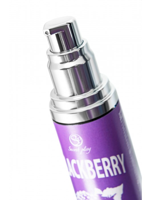 Массажное масло 2-в-1 Blackberry Hot Effect с разогревающим эффектом и вкусом ежевики - 50 мл. - Secret Play - купить с доставкой в Уфе