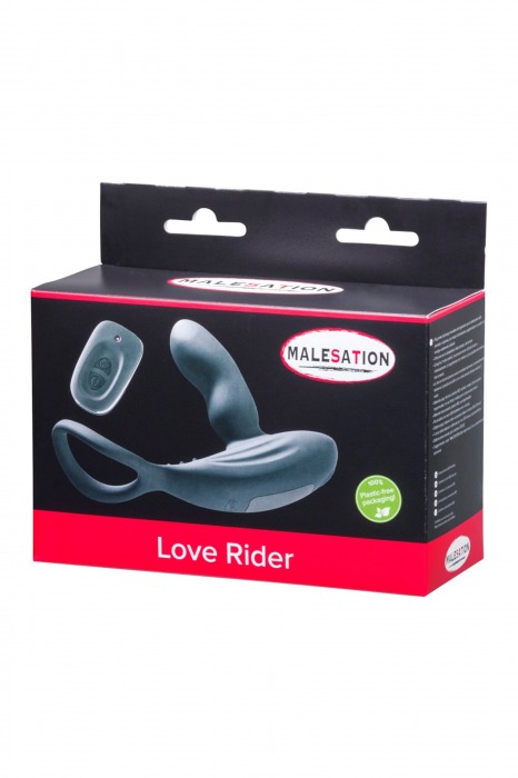 Стимулятор простаты с эрекционным кольцом Love Rider - MALESATION - в Уфе купить с доставкой