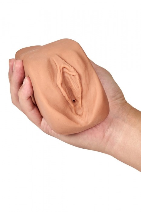 Маструбатор-вагина с вибрацией Soft   Wet Renata Realistic Tan Masturbator - Blush Novelties - в Уфе купить с доставкой