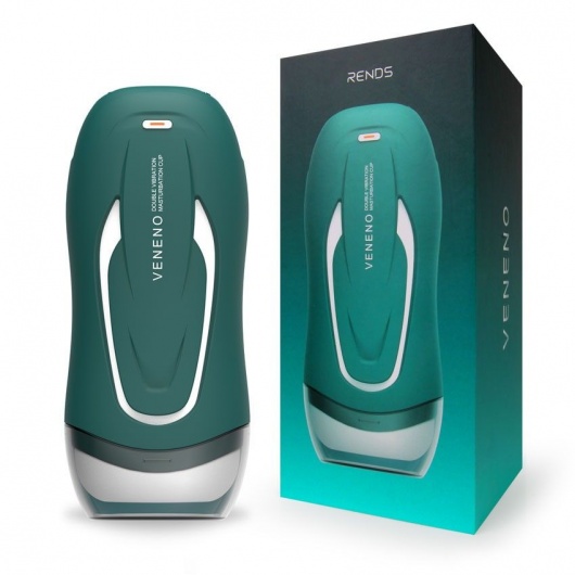 Зеленый вибромастурбатор с голосовым сопровождением Veneno - Rends - в Уфе купить с доставкой