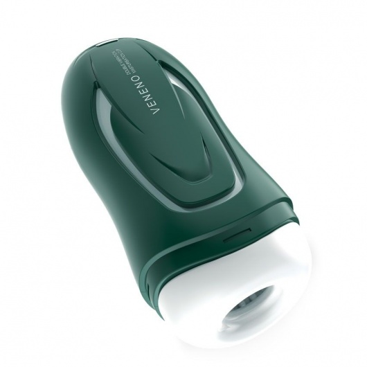 Зеленый вибромастурбатор с голосовым сопровождением Veneno - Rends - в Уфе купить с доставкой