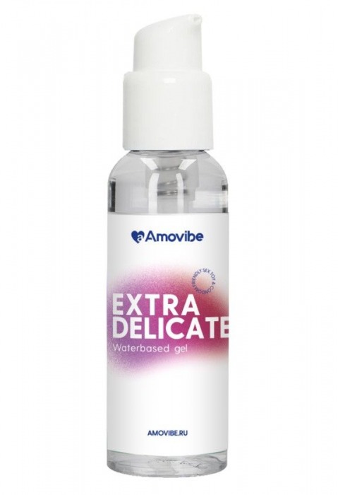 Гель на водной основе Amovibe Extra Delicate - 100 мл. - Amovibe - купить с доставкой в Уфе