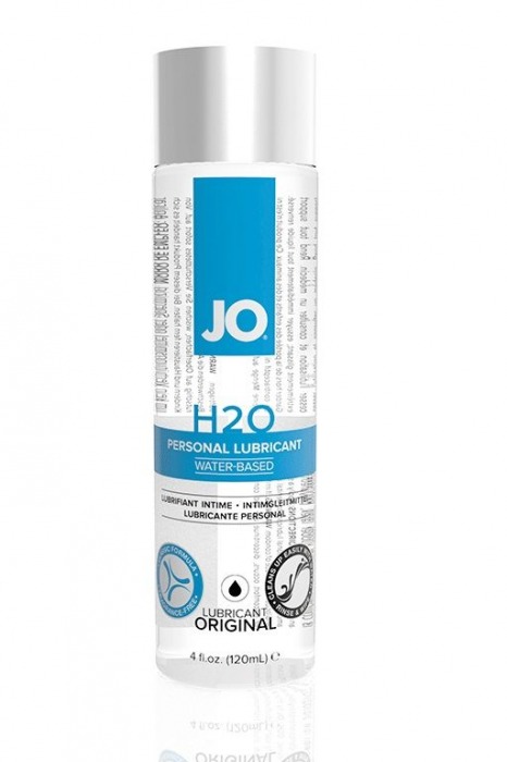 Нейтральный лубрикант на водной основе JO Personal Lubricant H2O - 120 мл. - System JO - купить с доставкой в Уфе