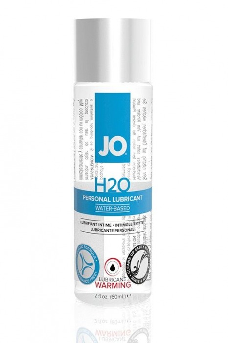 Возбуждающий лубрикант на водной основе JO Personal Lubricant H2O Warming - 60 мл. - System JO - купить с доставкой в Уфе