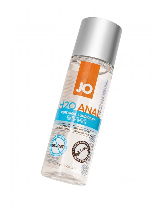 Анальный лубрикант на водной основе JO Anal H2O - 60 мл. - System JO - купить с доставкой в Уфе