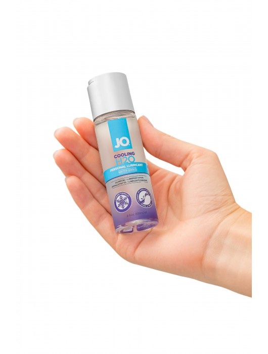 Охлаждающий лубрикант на водной основе JO Personal Lubricant H2O COOLING - 60 мл. - System JO - купить с доставкой в Уфе
