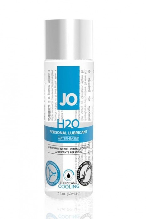 Охлаждающий лубрикант на водной основе JO Personal Lubricant H2O COOLING - 60 мл. - System JO - купить с доставкой в Уфе