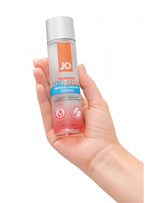 Анальный согревающий лубрикант на водной основе JO Anal H2O Warming - 120 мл. - System JO - купить с доставкой в Уфе