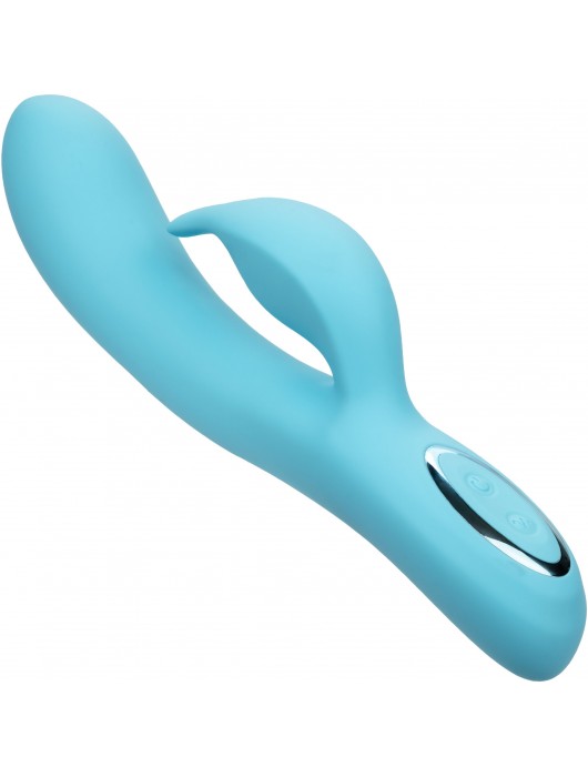 Голубой вибратор-кролик Bunny G - 22,7 см. - California Exotic Novelties