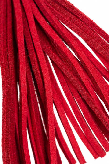 Зажимы на соски «Вилки» с красными кисточками из замши - Pecado - купить с доставкой в Уфе