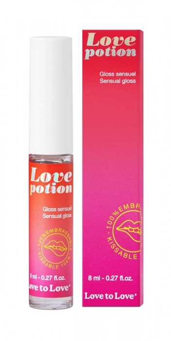 Возбуждающий блеск для губ Love Potion - 8 мл. - Love to Love - купить с доставкой в Уфе