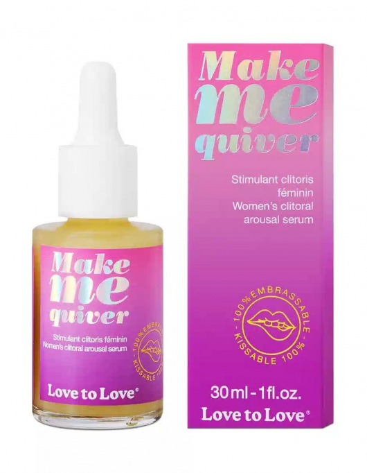 Возбуждающие капли для клитора Make Me Quiver - 30 мл. - Love to Love - купить с доставкой в Уфе