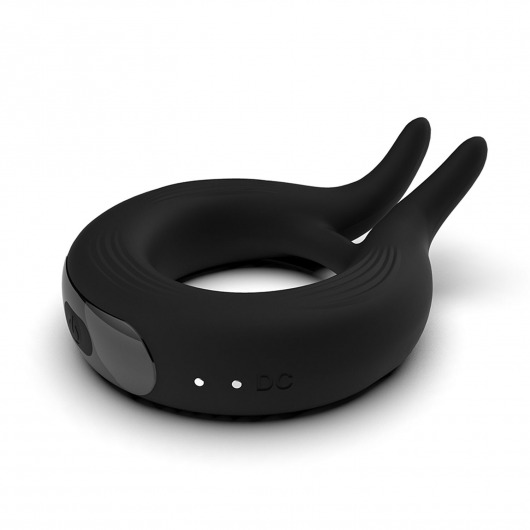 Черное эрекционное кольцо Marry Me Rechargeable Vibrating Cockring - Adrien Lastic - в Уфе купить с доставкой