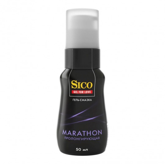 Пролонгирующая гель-смазка Sico Marathon - 50 мл. - Sico - купить с доставкой в Уфе