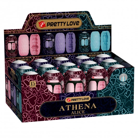 Набор из 15 мастурбаторов Athena Alice - Baile - в Уфе купить с доставкой