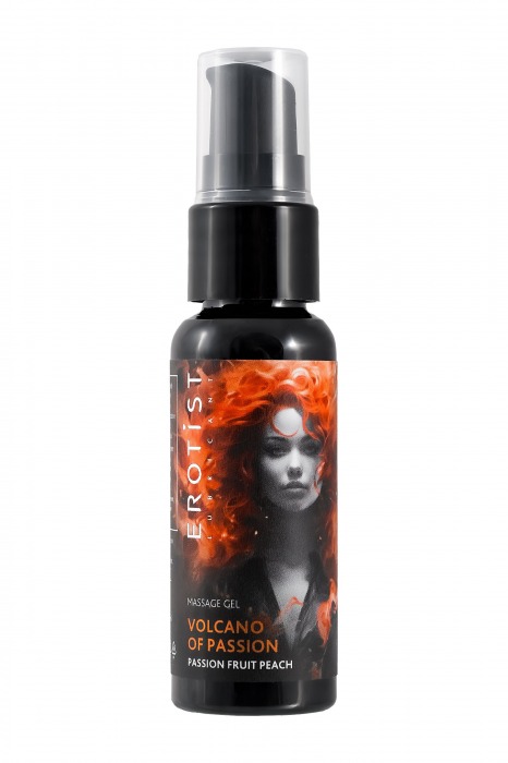 Гель с эффектом вибрации Volcano Of Passion со вкусом персика и маракуйи - 25 мл. - Erotist Lubricants - купить с доставкой в Уфе