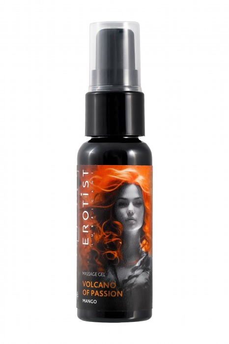 Гель с эффектом вибрации Volcano Of Passion со вкусом манго - 25 мл. - Erotist Lubricants - купить с доставкой в Уфе