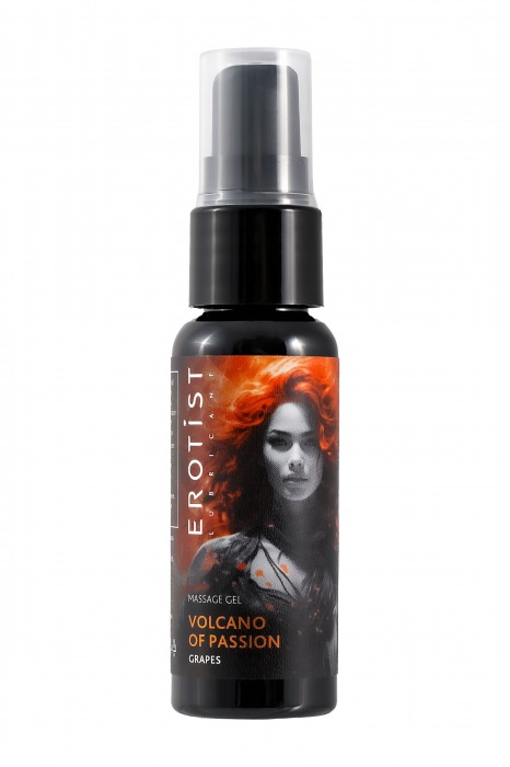 Гель с эффектом вибрации Volcano Of Passion со вкусом винограда - 25 мл. - Erotist Lubricants - купить с доставкой в Уфе