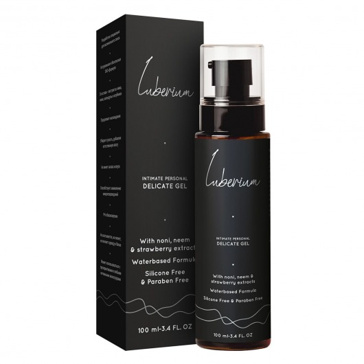 Интимный гель с экстрактами нони, нима и клубники Luberium Delicate Waterbased - 100 мл. - Luberium - купить с доставкой в Уфе