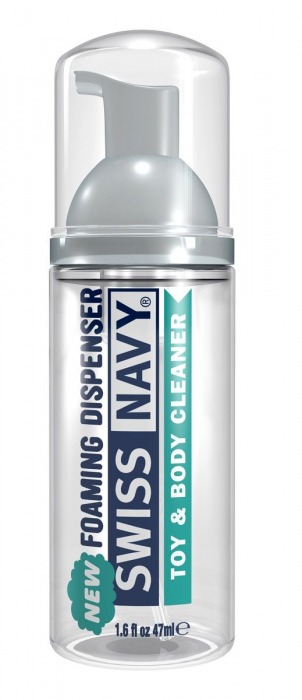 Очищающая пенка для игрушек и тела Toy   Body Cleaner Foamer - 47 мл. - Swiss navy - купить с доставкой в Уфе