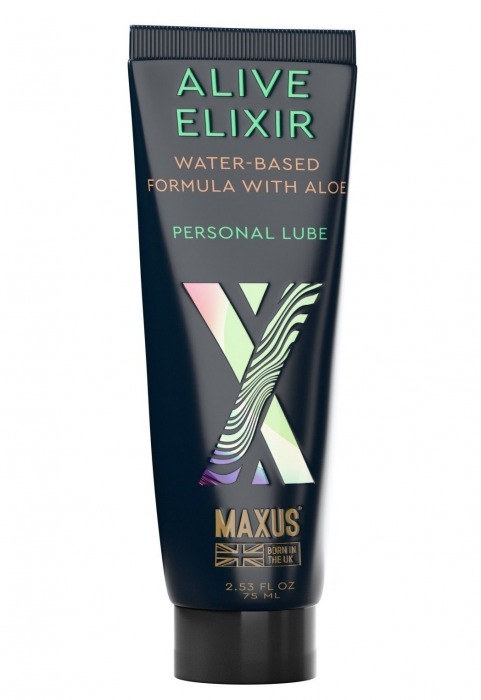 Интимный гель на водной основе MAXUS Alive Elixir - 75 мл. - Maxus - купить с доставкой в Уфе