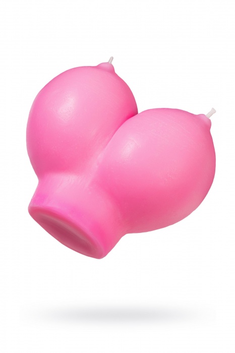 Розовая свеча «Сиськи» - 150 гр. - Pecado - купить с доставкой в Уфе