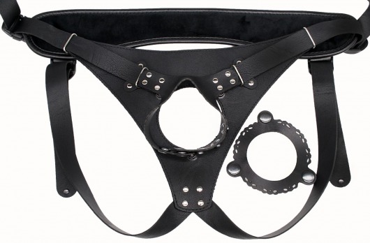 Пояс Hard Brutal для больших насадок - LOVETOY (А-Полимер) - купить с доставкой в Уфе