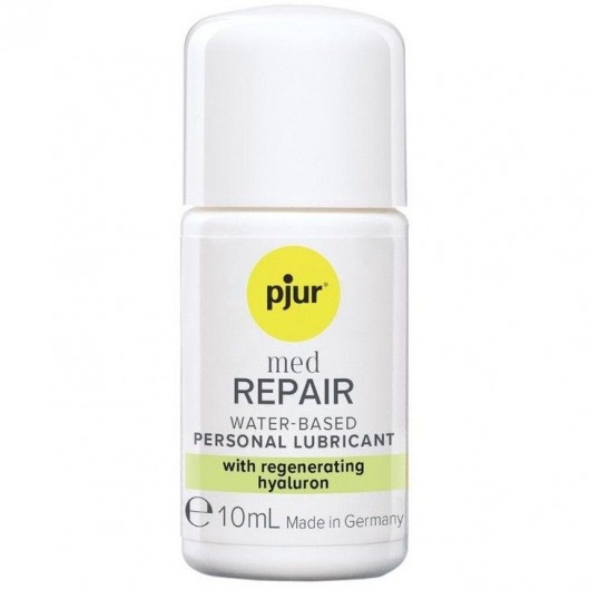 Смазка на водной основе pjur Med Repair с гиалуроном - 10 мл. - Pjur - купить с доставкой в Уфе Смазка на водной основе pjur Med Repair с гиалуроном - 10 мл. - Pjur - купить с доставкой в Уфе