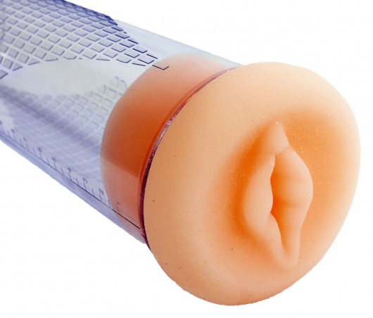 Телесный уплотнитель для вакуумной помпы в виде вагины - Boys of Toys - в Уфе купить с доставкой