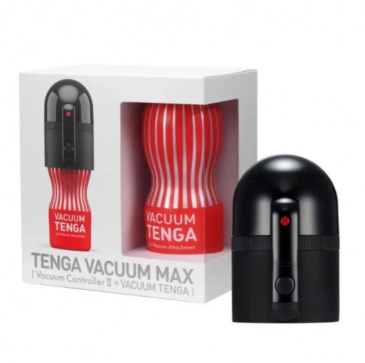 Набор Tenga Vacuum Max: мастурбатор и устройство для создания вакуума - Tenga - в Уфе купить с доставкой Набор Tenga Vacuum Max: мастурбатор и устройство для создания вакуума - Tenga - в Уфе купить с доставкой