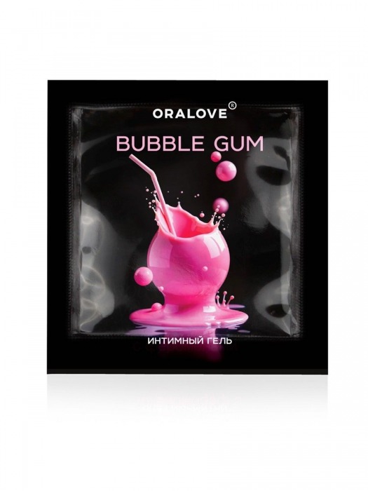 Саше съедобной оральной смазки OraLove с ароматом бабл-гам - 3 гр. - Биоритм - купить с доставкой в Уфе
