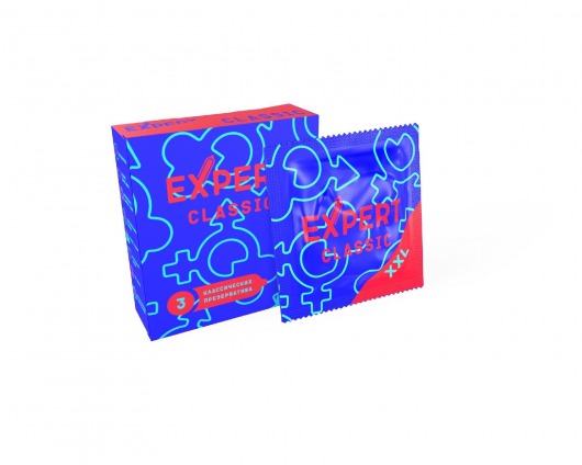 Презервативы увеличенного размера Expert Classic XXL - 3 шт. - Expert - купить с доставкой в Уфе