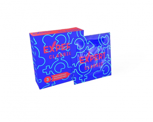 Классические презервативы Expert Classic - 3 шт. - Expert - купить с доставкой в Уфе