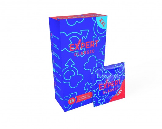 Презервативы увеличенного размера Expert Classic XXL - 15 шт. - Expert - купить с доставкой в Уфе