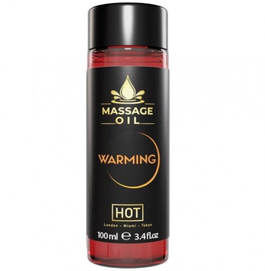 Массажное масло с согревающим эффектом Massage Oil Warming - 100 мл. - HOT - купить с доставкой в Уфе