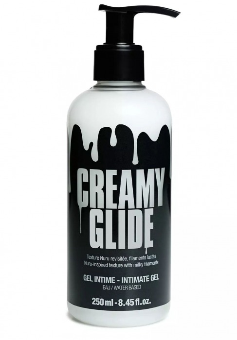 Лубрикант на водной основе Creamy Glide с консистенцией спермы - 250 мл. - Strap-on-me - купить с доставкой в Уфе
