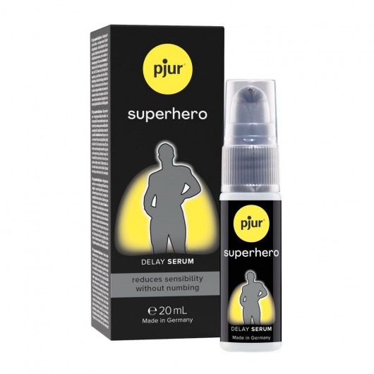 Пролонгатор-сыворотка pjur Superhero Delay Serum - 20 мл. - Pjur - купить с доставкой в Уфе