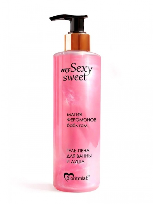 Гель-пена для ванны и душа Sexy Sweet с феромонами и ароматом бабл-гам - 200 мл. -  - Магазин феромонов в Уфе