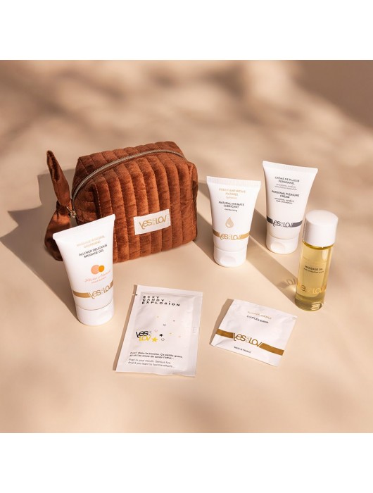 Набор YESforLOV La Trousse Enchantée в коричневой косметичке - YESforLOV - купить с доставкой в Уфе